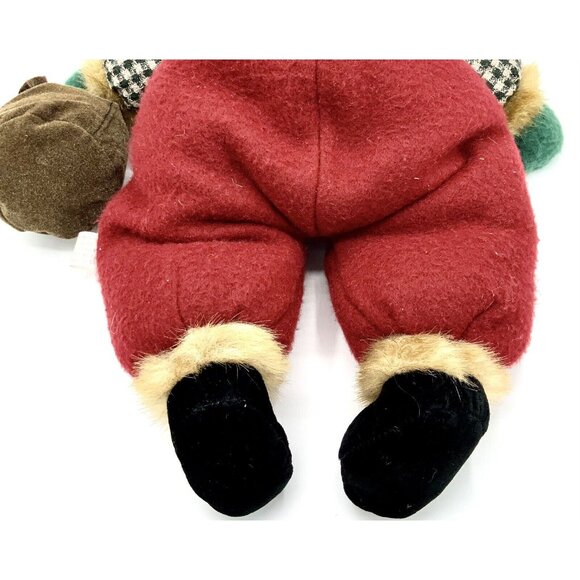 Santa Bear Plush First & Main 15" Kris Kringle Christmas Magic Stuffed Animal - Picture 8 of 9
